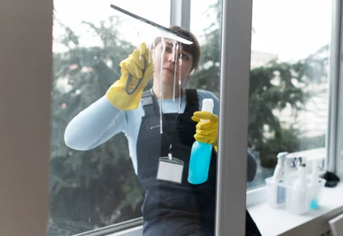 Nettoyage de vitres intérieures et extérieures à Saint-Père